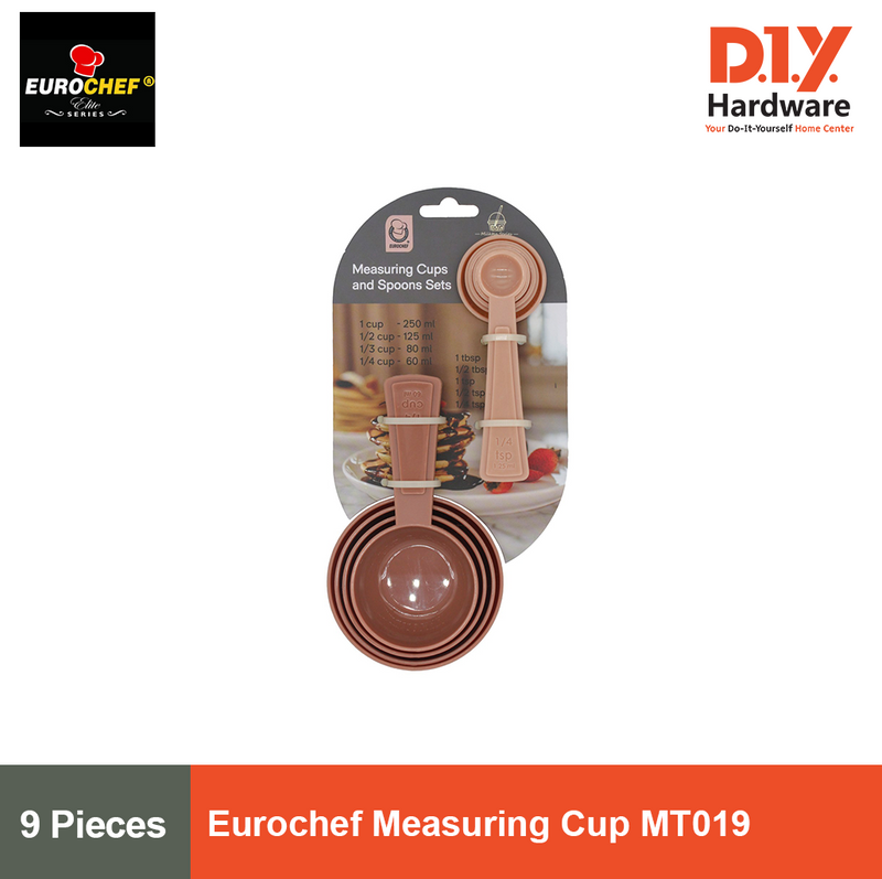 Eurochef Measuring Cup 9 Pieces MT019