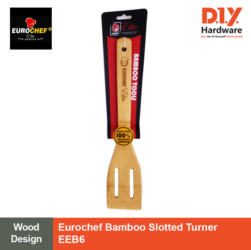 Eurochef Bamboo Slotted Turner EEB6