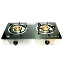KYOWA DOUBLE BURNER GLASS STOVE KW-3566 REG - DIY Hardware Online