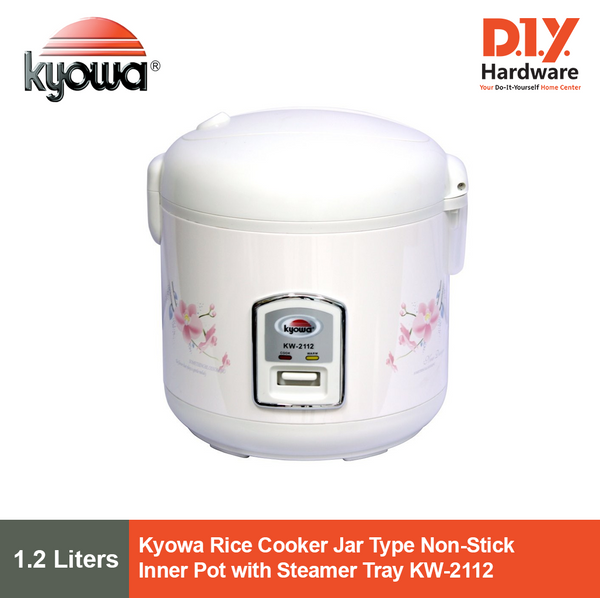 KYOWA by DIY Hardware Rice Cooker Jar Type Non-Stick Inner Pot with Steamer Tray KW-2112 - DIYH ONLINE EXCLUSIVE