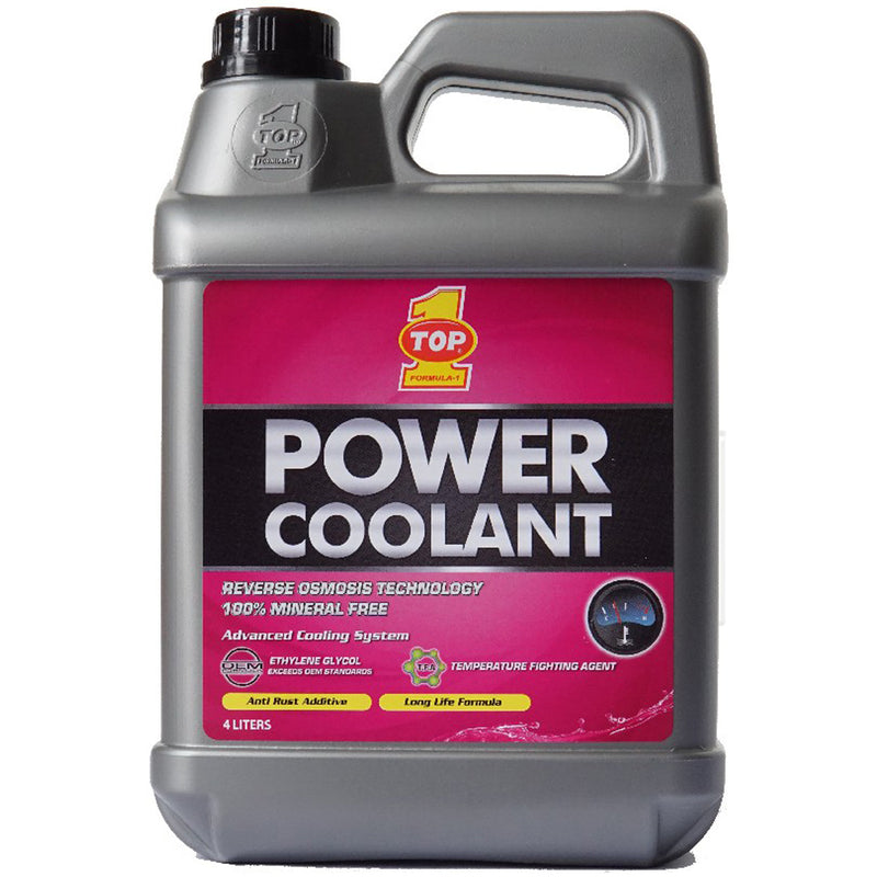 Top 1 Power Coolant Pink 4 Liters