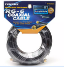 Cybertec Rg6 Cable 12M Black