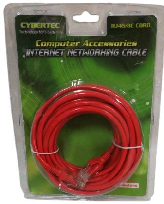 Cybertec Rj45 Cord 6M Red