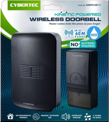 Cybertec Wireless Kinetic Doorbell