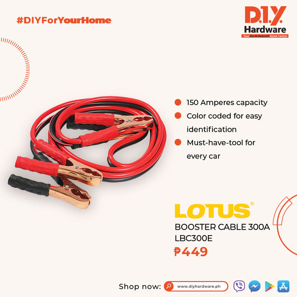 Lotus Booster Cable 300 Amperes Lbc300E