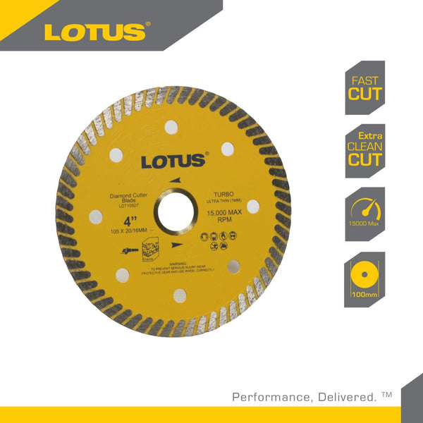 Lotus Diamond Cutter 4" Ldt105Dt
