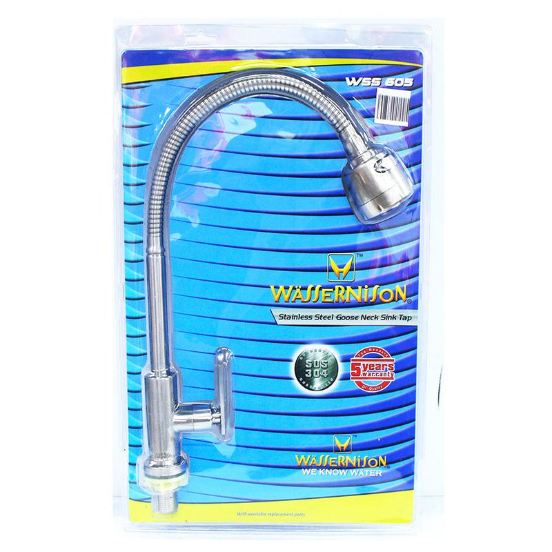 Wassernison Goose Neck Sink Tap Wss605