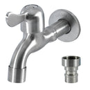 Wassernison Stainless Steel Faucet Plain Bib Wss202