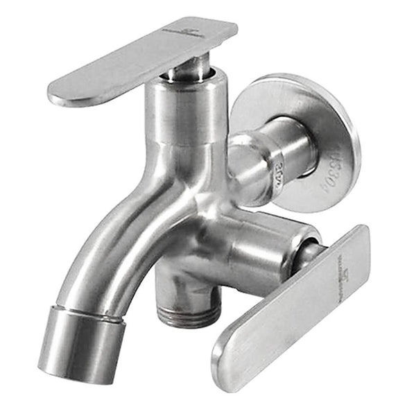 Wassernison Stainless Steel Dual Faucet Wss301