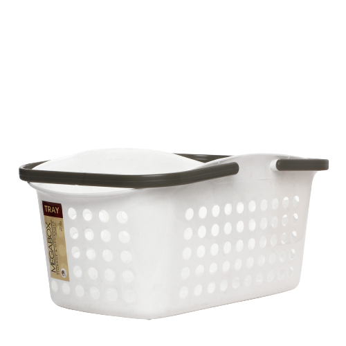 Megabox Tray With Basket 3.5L White Mg-526