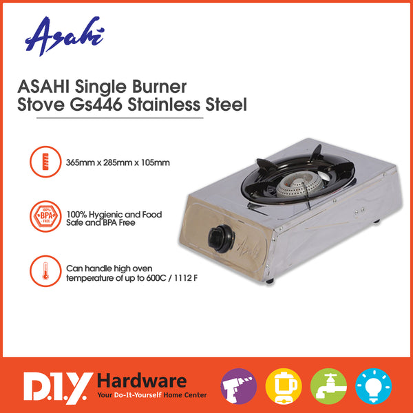 Asahi by DIY Hardware Single Burner Stove