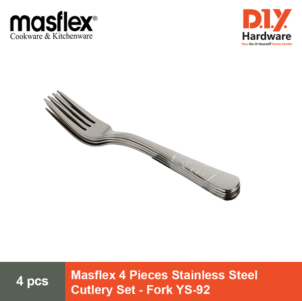 Masflex 4 Pieces Stainless Steel Cutlery Set - Fork YS-92