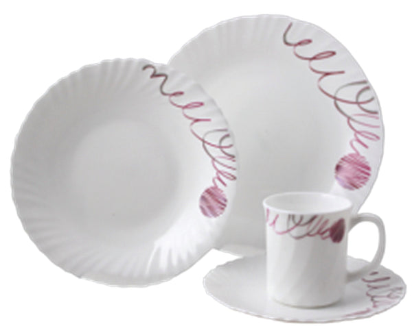 Masflex Opalware Dinner Set Contour Jt-61