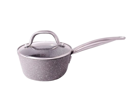 Masflex Stone Forged Sauce Pan with Lid 16cm NSFG55