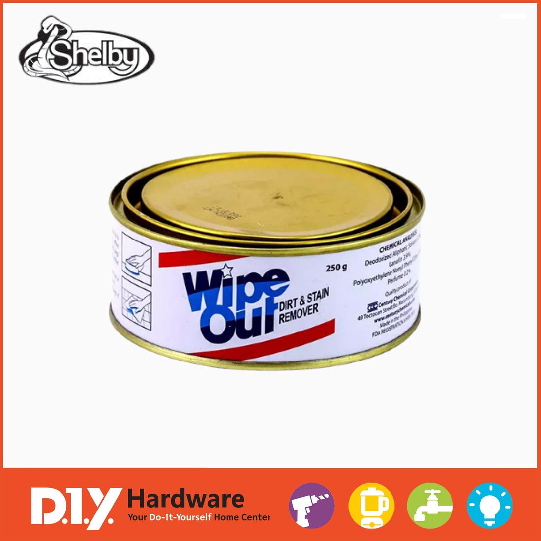 Buy Shelby Wipe Out 250g Online - DIY Hardware