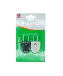 Omni Electric Universal Plug Black & Cream WEP-001-PK