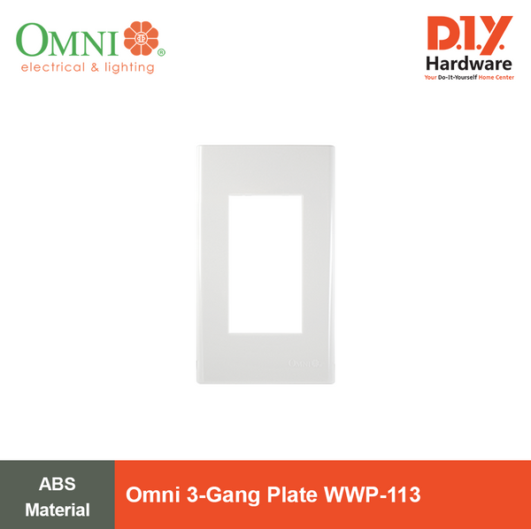 Omni 3 Gang Plate WWP-113