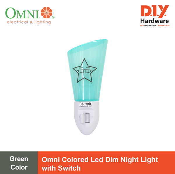 Omni Colored LED Dim Night Light with Switch KNL-501