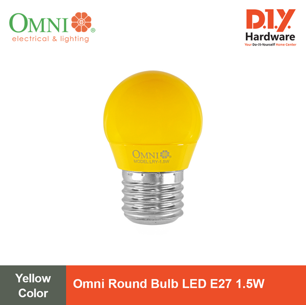 Omni LED Colored Bulbs E27 1.5W