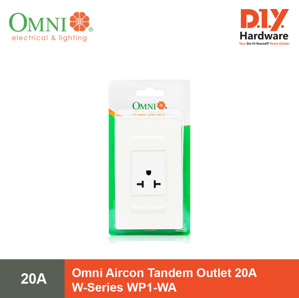 Omni Aircon Tandem Outlet 20A W-Series WP1-WA