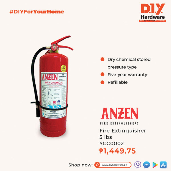 Anzen Fire Extinguisher 5 Lbs