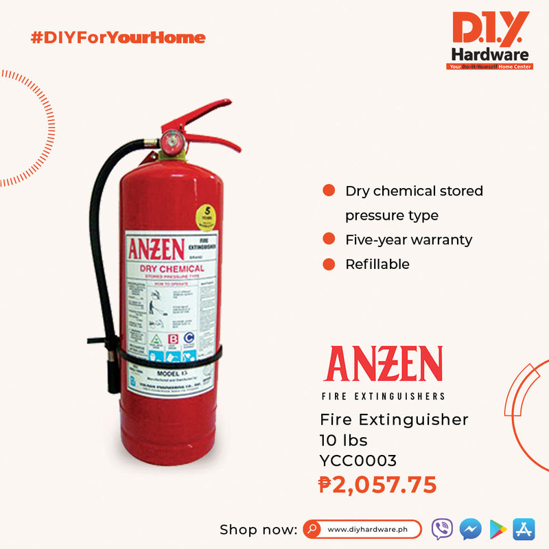 Anzen Fire Extinguisher 10 Lbs