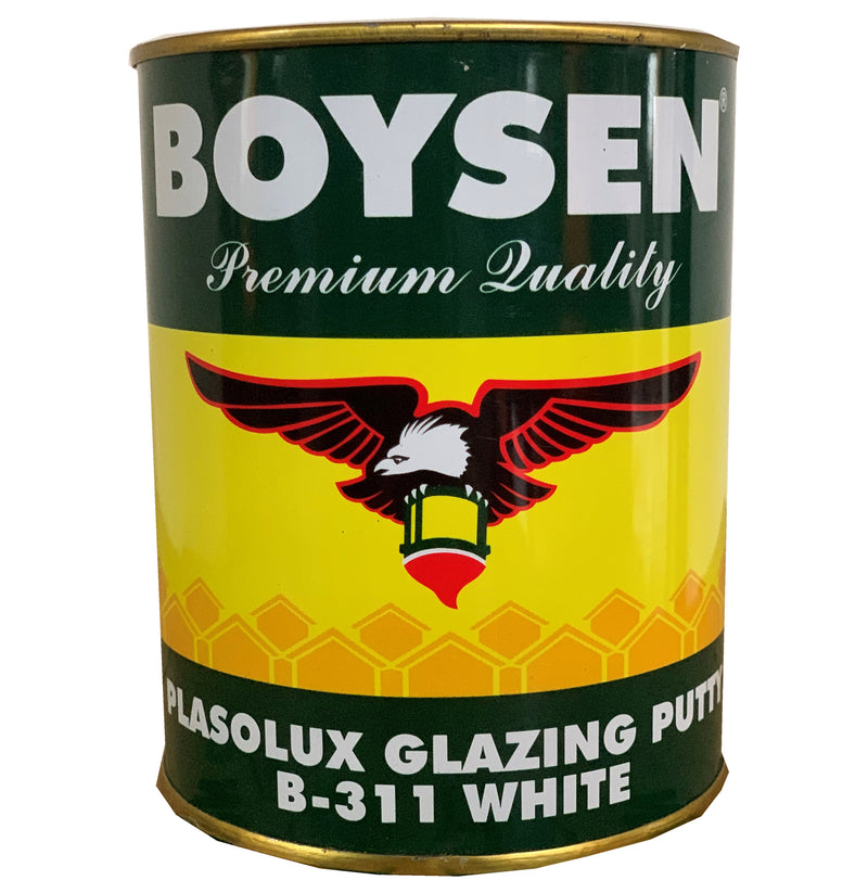 Boysen Paint 1 Liter White Plasolux Glazing Putty