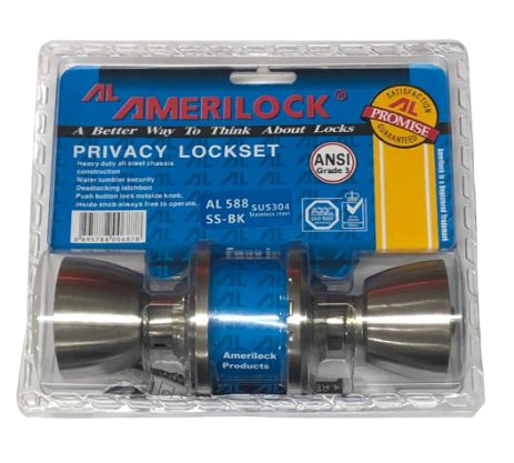 Amerilock SSBK Bath Lockset AL588